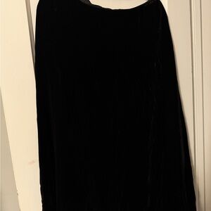 Ralph Lauren Black Midi A-Line Skirt